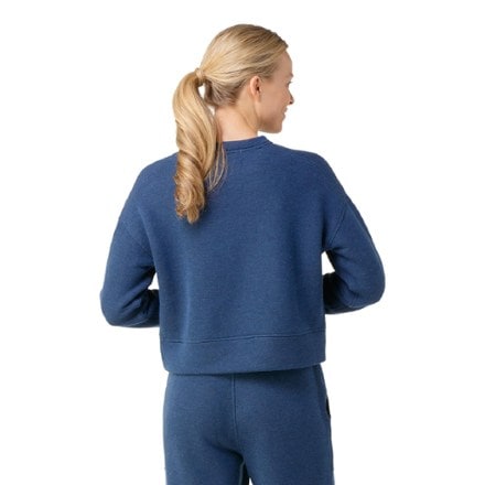 Smartwool Recycled Terry Cropped Crew Sweatshirt - Women's 1