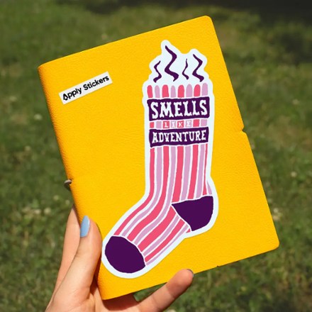 Apply Stickers Adventure Sock Sticker 1