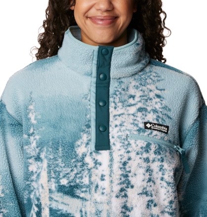 Columbia Helvetia Cropped Half-Snap Fleece Pullover - Women's 3