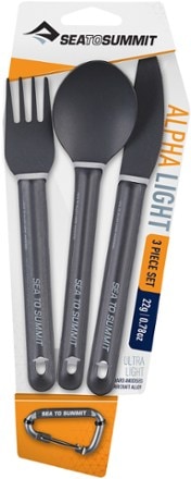 Sea to Summit AlphaLight Spoon, Fork and Knife Set 1