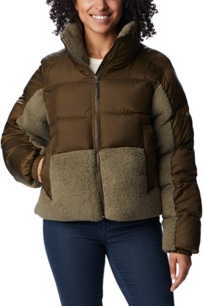 Columbia Wo Leadbetter Point Sherpa Fleece Hybrid Insulated Jacket - Women