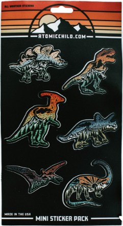 Atomicchild Mini Sticker Pack - Set of 6 0