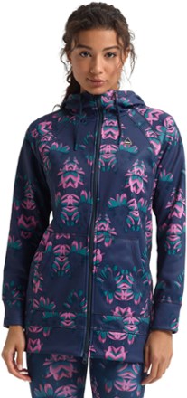 Burton Women's Crown Bonded Long Full-Zip Hoodie