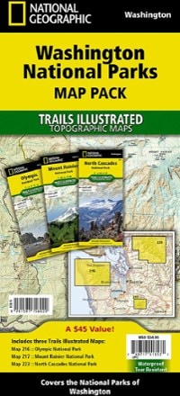 National Geographic Washington National Parks Topographic Map Pack 0