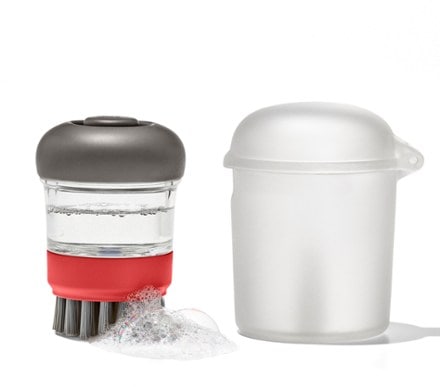 OXO Soap-Dispensing Brush with Storage Case 3