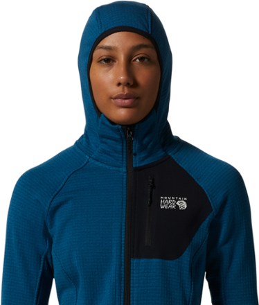Mountain Hardwear Polartec Power Grid Full-Zip Hoodie - Women's 3