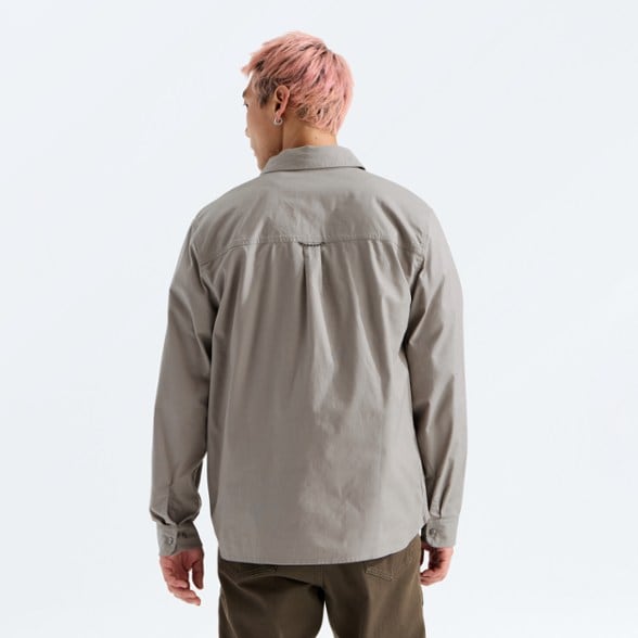 the north face dress shirt The North Face Men's Packable Long Sleeve Shirt, XL, Desert Stone