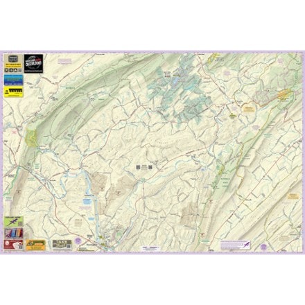 Purple Lizard Maps Rothrock Pennsylvania State Forest Map - 8th Edition 3