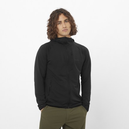 Salomon Essential Lightwarm Full-Zip Hoodie - Men's 1