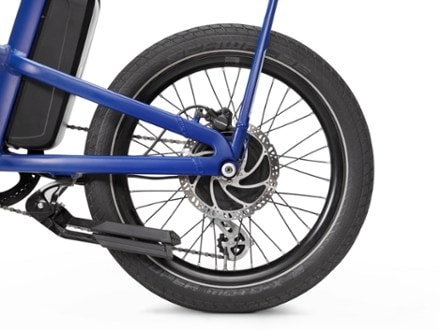 Co-op Cycles Generation e1.1 Electric Bike Rear wheel, kickstand and disc brakes