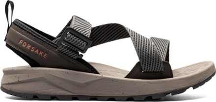 Forsake Rogue Sandals Gray 6 Mens/8 Womens