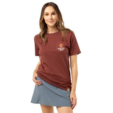 The Landmark Project Spark a Change Pocket T-Shirt 1