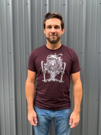 Slow Loris Ski Tree Dude T-Shirt 2