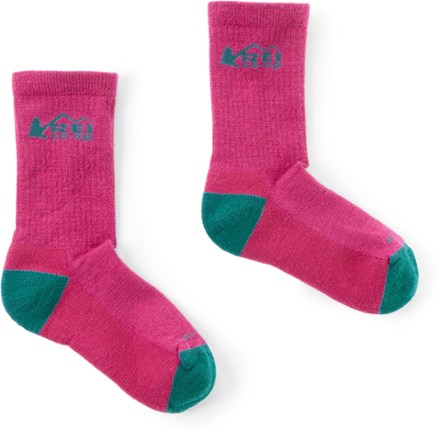 REI Co-op Trailsmith Merino Wool Lightweight Crew Socks - Toddlers'/Kids' 1