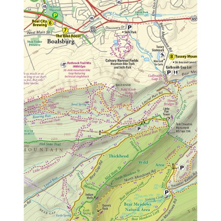 Purple Lizard Maps Rothrock Pennsylvania State Forest Map - 8th Edition 4