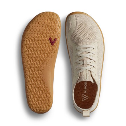 Vivobarefoot Primus Lite Knit Natural Road-Running Shoes - Men's 4
