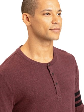 Threads 4 Thought Dewey Stripe Triblend Graphic Henley Shirt - Men's 4