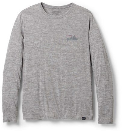 Patagonia Men's Long-Sleeved Capilene Cool Daily Graphic Shirt - 73 Skyline/Feather Grey