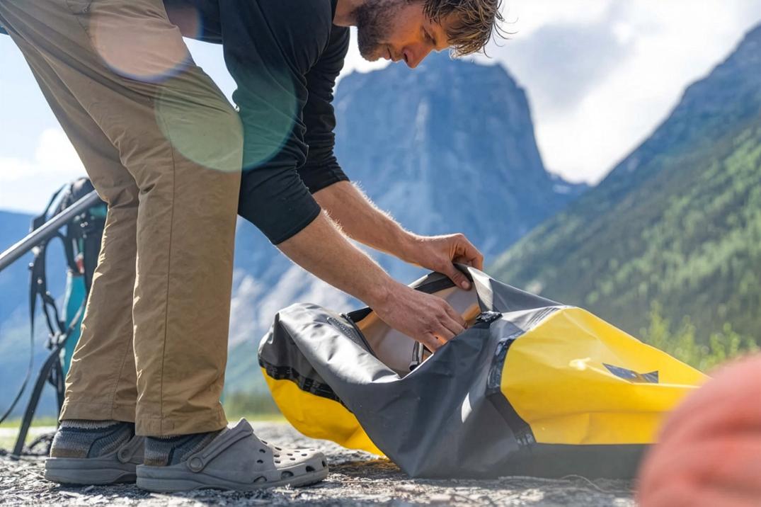 Location Image for Nirvana Self-Bailing Packraft with TiZip Storage