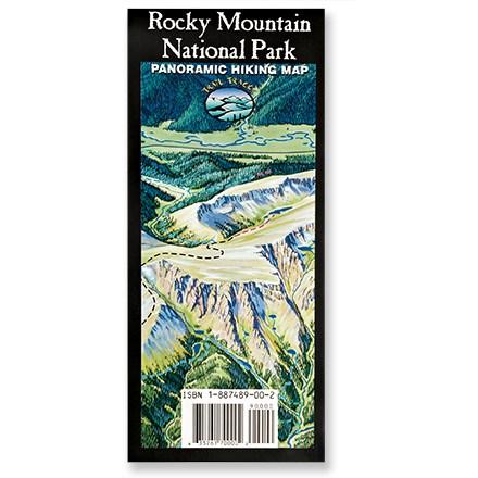 Trail Tracks Rocky Mountain National Park Map 0