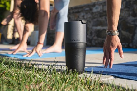 Klean Kanteen Insulated Rise Lowball 1010166 tasse thermos avec couvercle à rabat, Stellar, 296