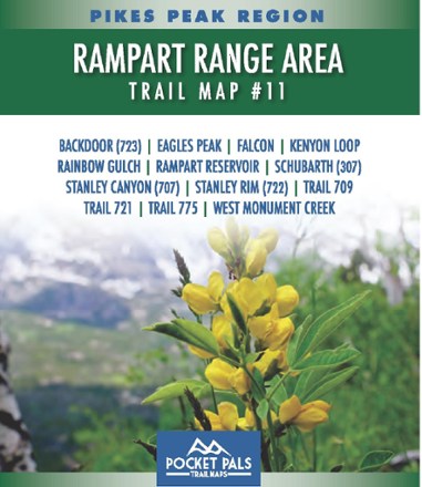 Pocket Pals Trail Maps Pikes Park Region: Rampart Range Area Trail Map #11 0