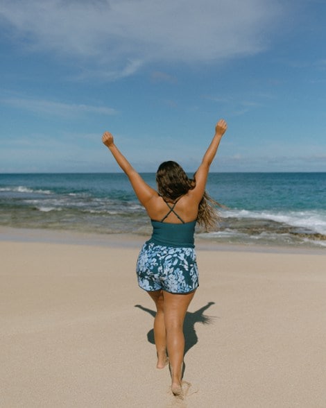 Location Image for Hybrid Reversible High-Rise Shorts - Women's