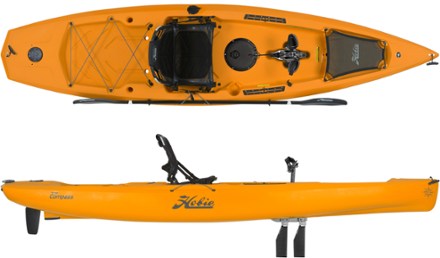 Hobie Mirage Compass Sit-On-Top Kayak with Paddle