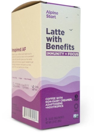 Alpine Start Instant Latte with Benefits - Package of 5 7