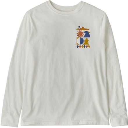 Patagonia Long-Sleeve Regenerative Organic Certified Cotton Graphic T-Shirt - Kids' 1