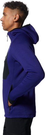 Mountain Hardwear Polartec Power Grid Full-Zip Fleece Hoodie - Men's 2