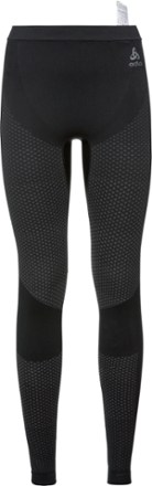 Performance Essentials Warm Base Layer Bottoms Women s Black Odlo Graphite Grey L