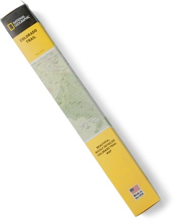 National Geographic Colorado Trail Wall Map 0