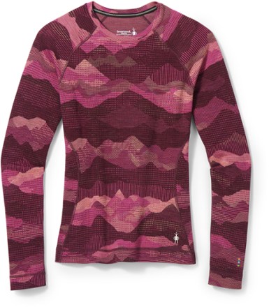 Smartwool Classic Thermal Merino Pattern Crew Base Layer Top - Women's 0