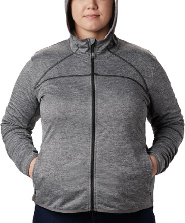 womens columbia hooded fleece jackets