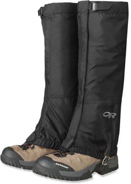 Gaiters in use