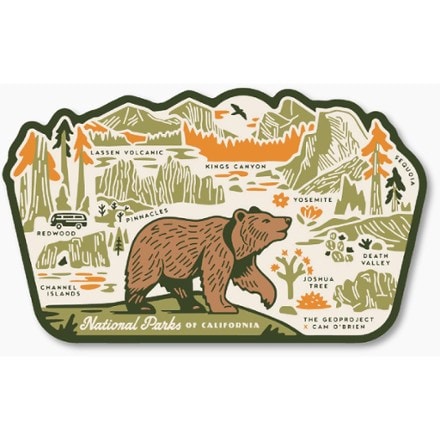 THE GEOPROJECT State National Park Sticker 0