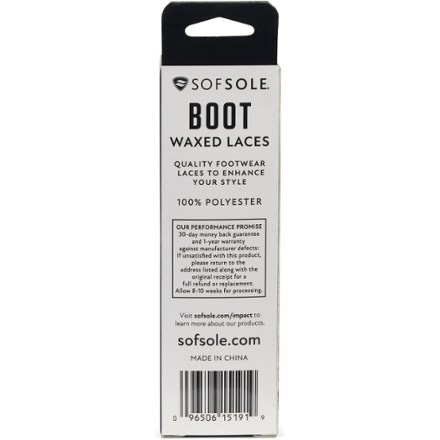 Sof Sole Premium Waxed Boot Laces - Pair 2