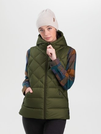 Outdoor Research Coldfront Hooded Down Vest - Women's 4