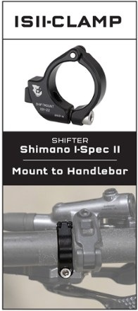 Wolf Tooth Components ShiftMount ISII-22 Clamp for Shimano I-Spec II 1