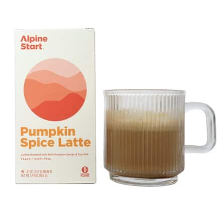 Alpine Start Pumpkin Spice Latte Instant Coffee - Package of 4 4