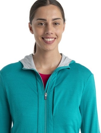 Icebreaker Quantum III Long-Sleeve Zip Hoodie - Women's 6