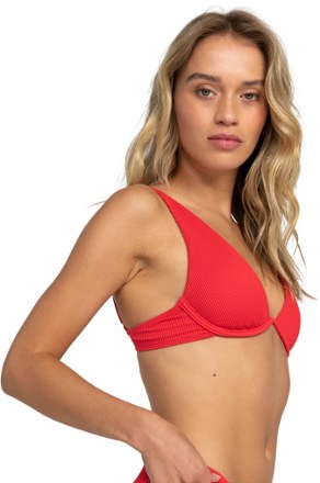 Roxy Rib Love Offshore V Swimsuit Top - Women's 2