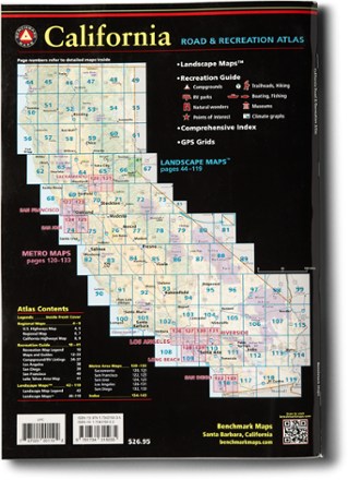Benchmark Maps California Road & Recreation Atlas - 11th Edition 3