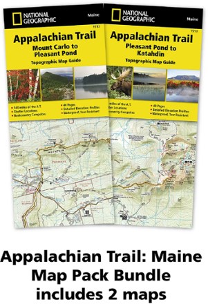 National Geographic Appalachian Trail Map Pack: Maine 1