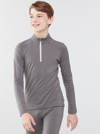 REI Co-op Merino Midweight Half-Zip Base Layer Top - Kids' 1