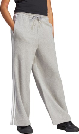adidas 3 Stripe Wide Leg Pants - Women's 1