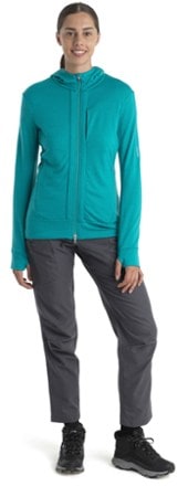 Icebreaker Quantum III Long-Sleeve Zip Hoodie - Women's 3
