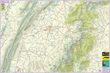 Purple Lizard Maps Shenandoah National Park Map: North 2
