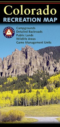 Benchmark Maps Colorado Recreation Map 0